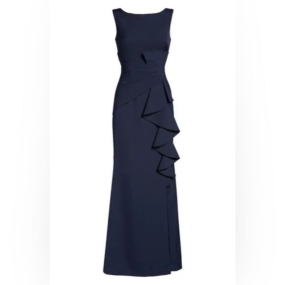NWT Eliza J Ruffle Gown - Picture 6 of 7